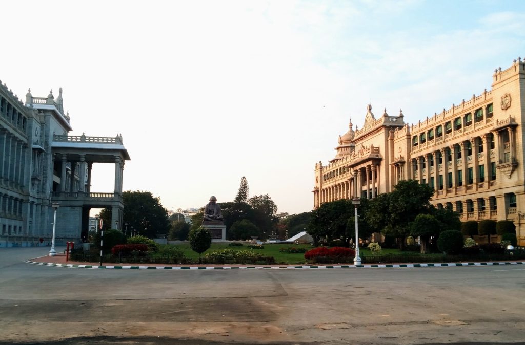 City center of Bangalore, India