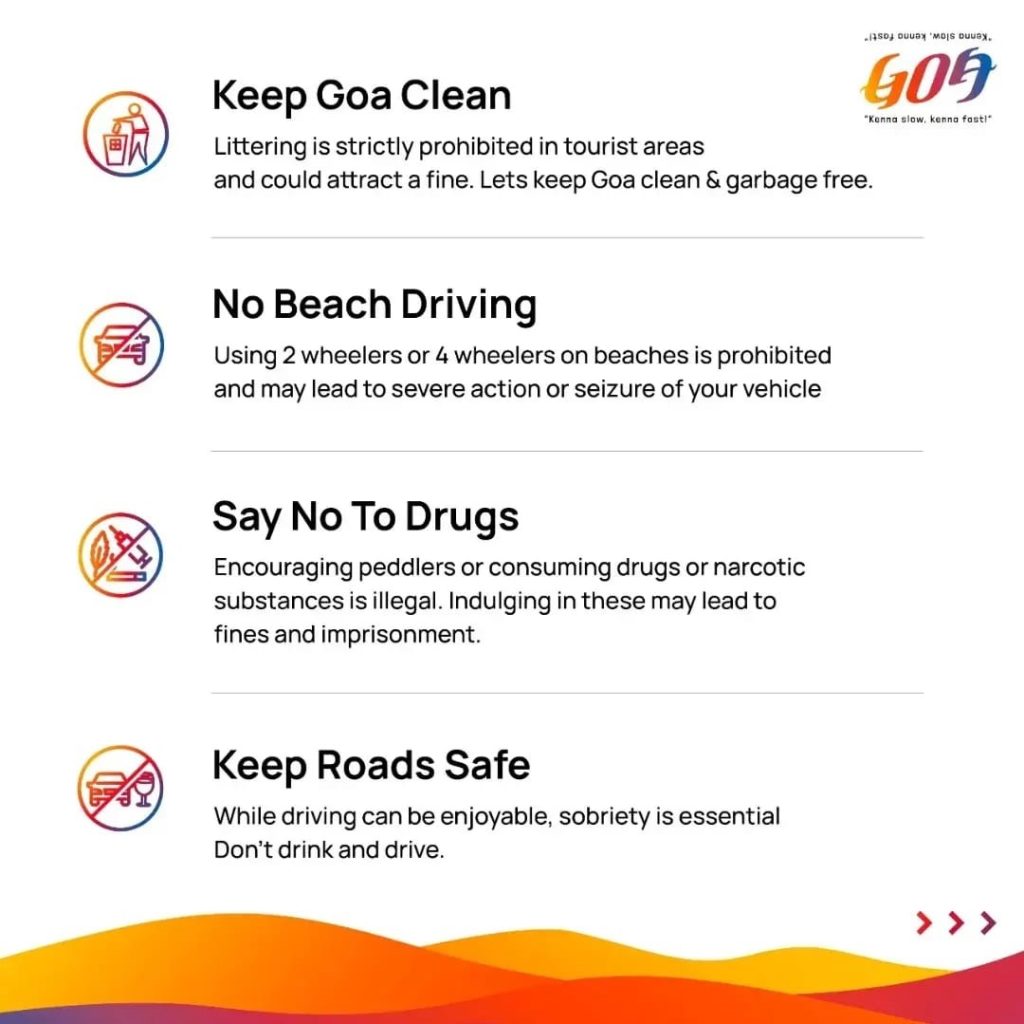 Safe trip tips in Goa 2023