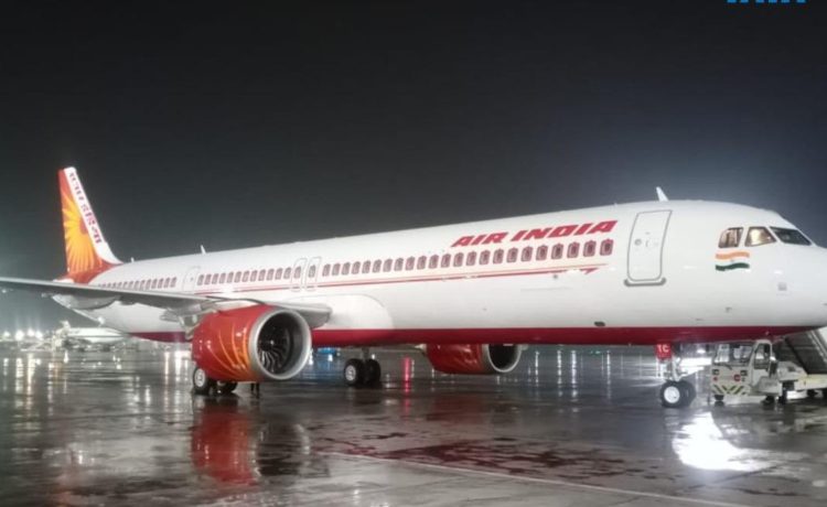 Air India airline's new Airbus A321 Neo
