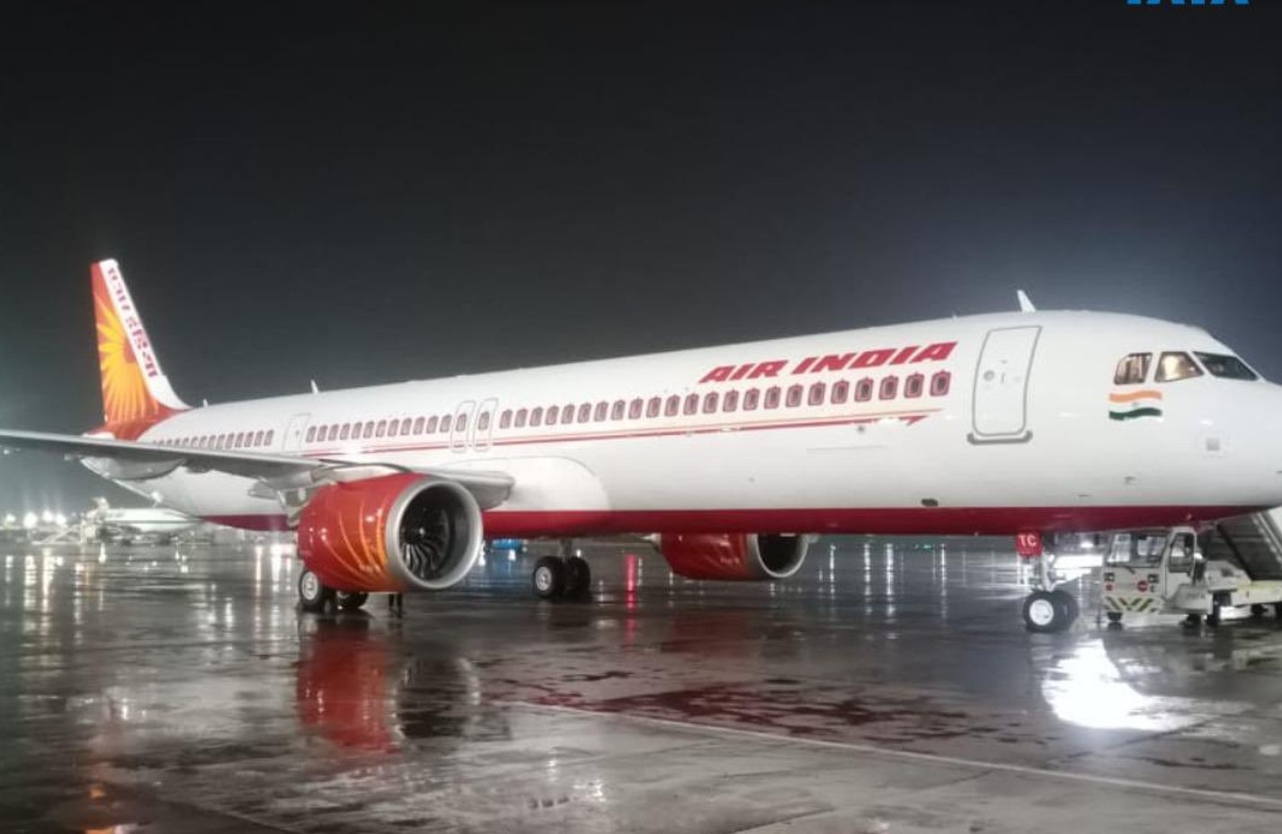Air India airline's new Airbus A321 Neo