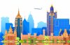 Illustrated image of Bangalore (Bengaluru), India