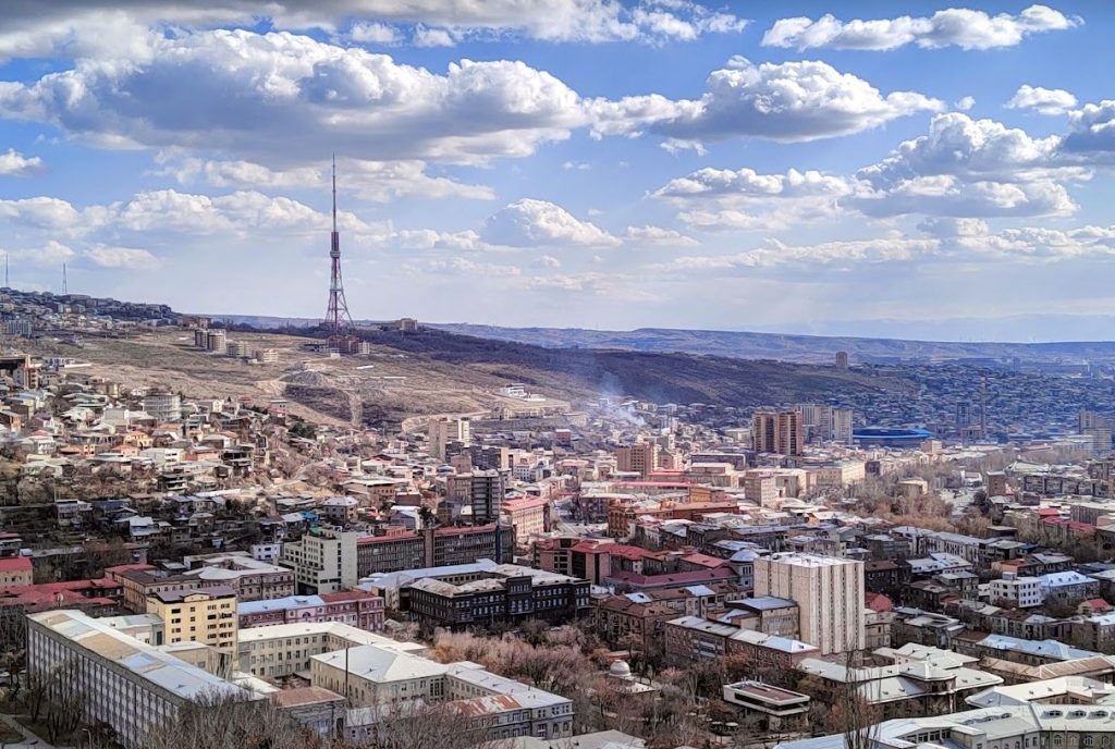 Panorama of Yerevan city, Armenia