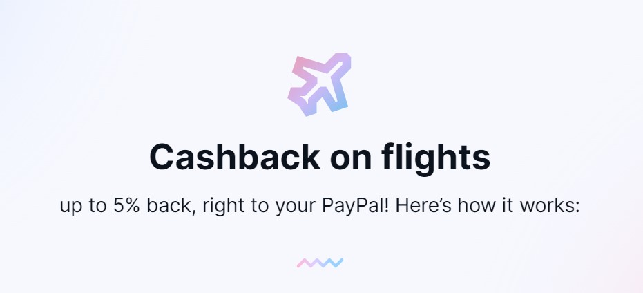 Cashback on flights