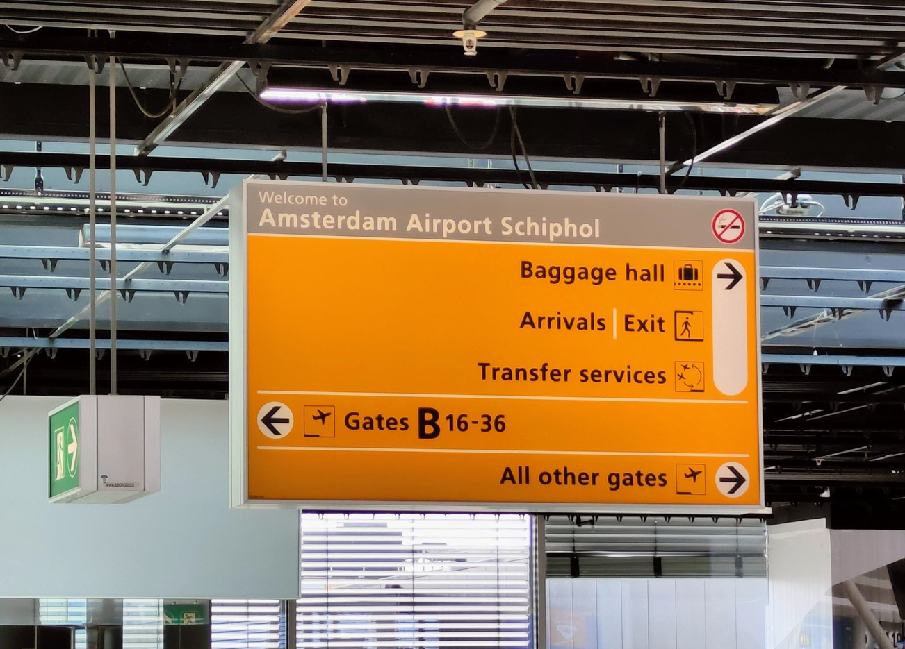 Amsterdam Airport, Netherlands.